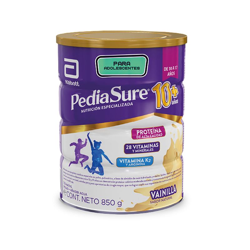 PEDIASURE 10- VAINILLA POLVO_F