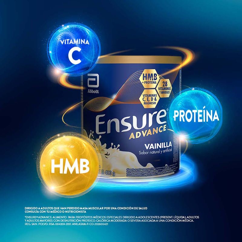 ENSURE ADVANCE VAINILLA POLVO_A