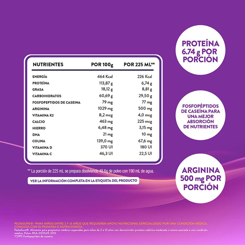 PEDIASURE VAINILLA POLVO_P