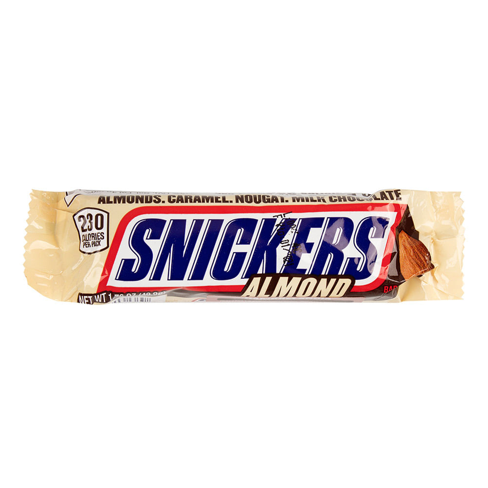 SNICKERS Almond Sharing Size Chocolate Candy Bars Bar 24Count Box