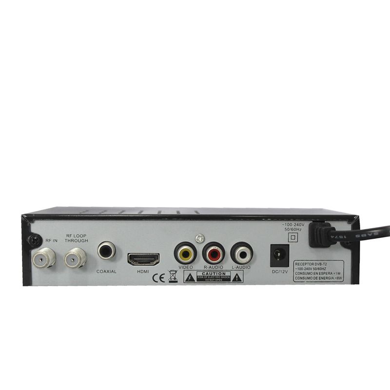 Sintonizador Decodificador Antena Digital con Amplificador Tv Tdt