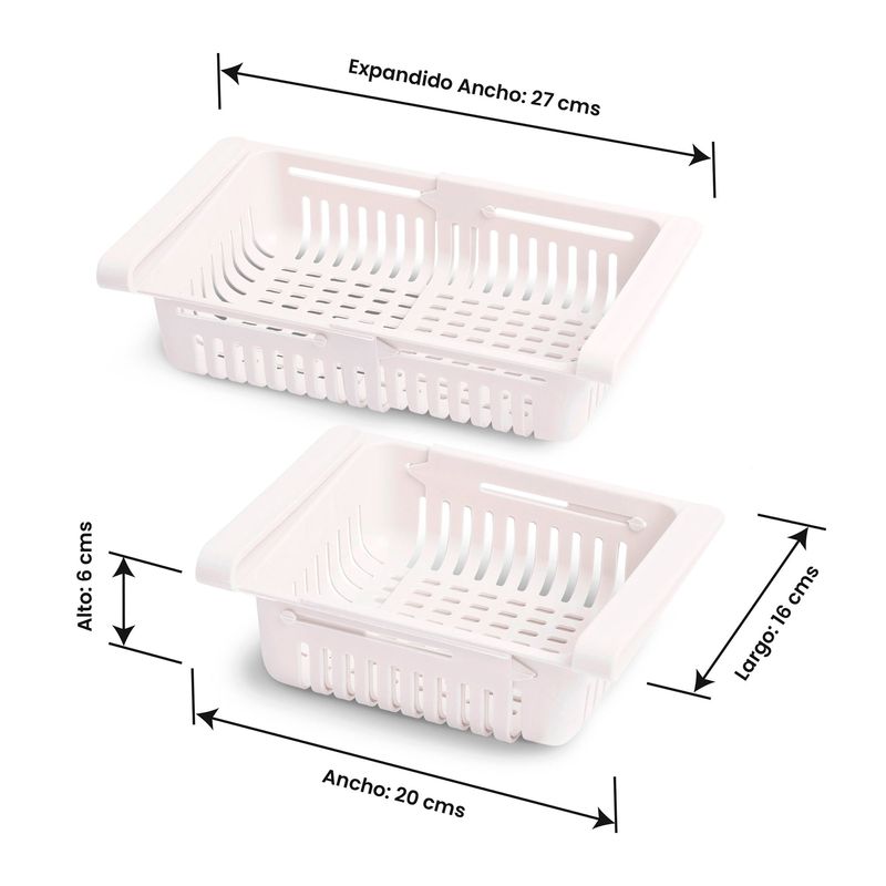 Set de organizadores para nevera X2