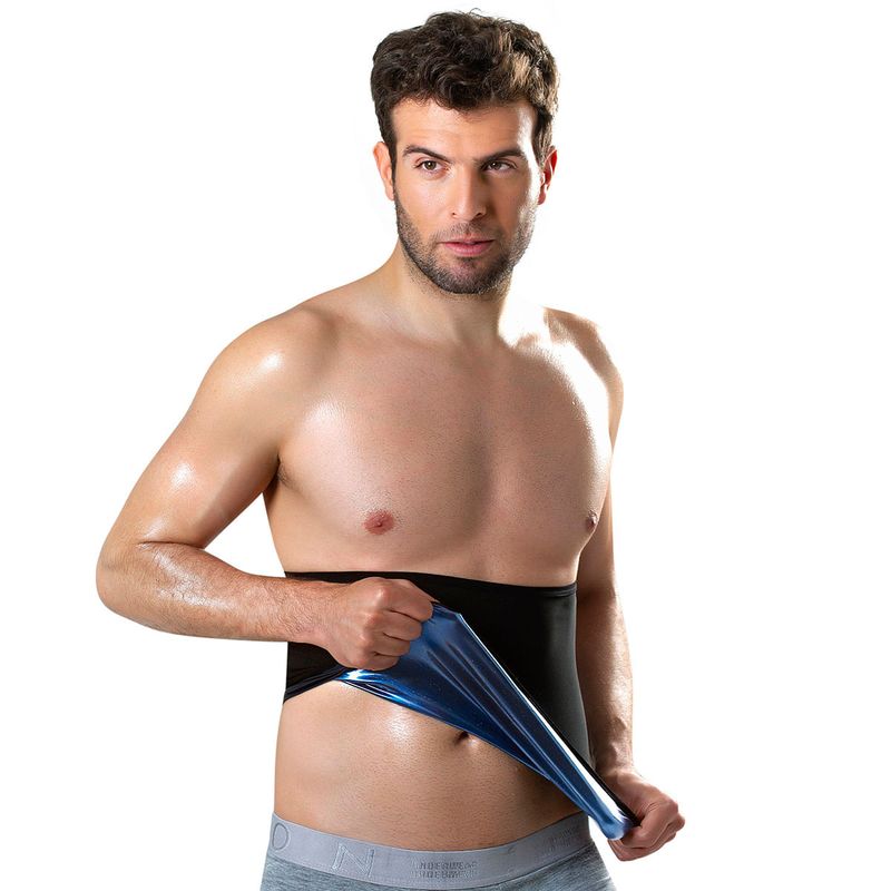 Chaleco Termico Thermo Shapers Para Hombre-Negro Sport Fitness - L