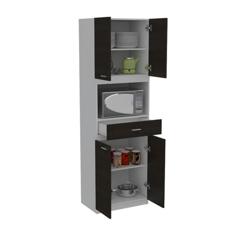 Mueble para Microondas Cocina Capitan Bertolini Color Blanco