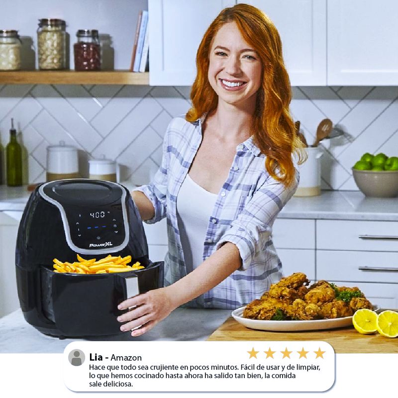 Freidora de Aire Purify Black+Decker 2.6L Fríe y Hornea