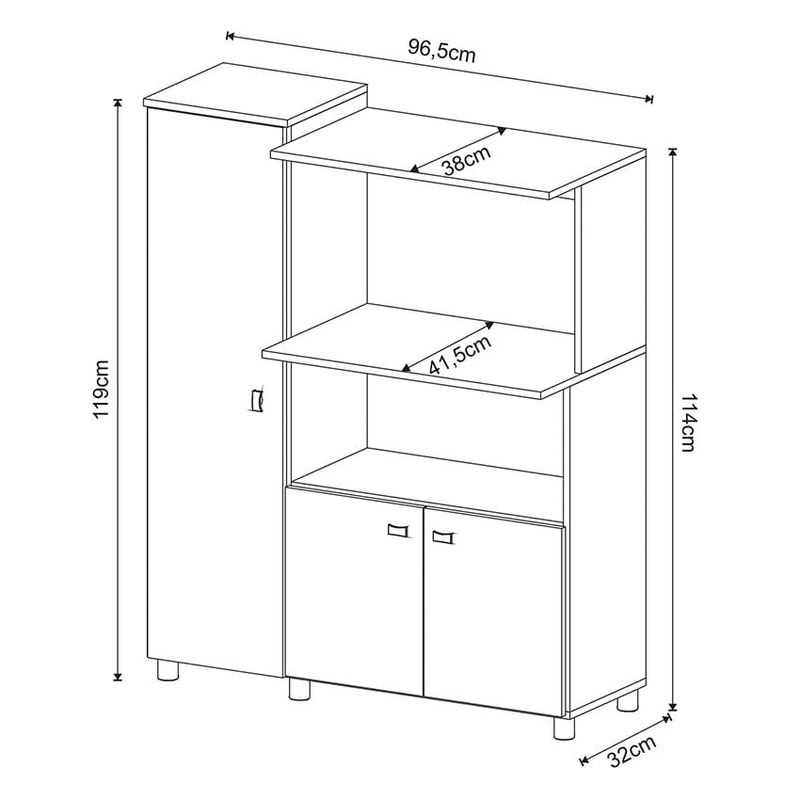 TIRADOR MUEBLE DE COCINA SEGOVIA