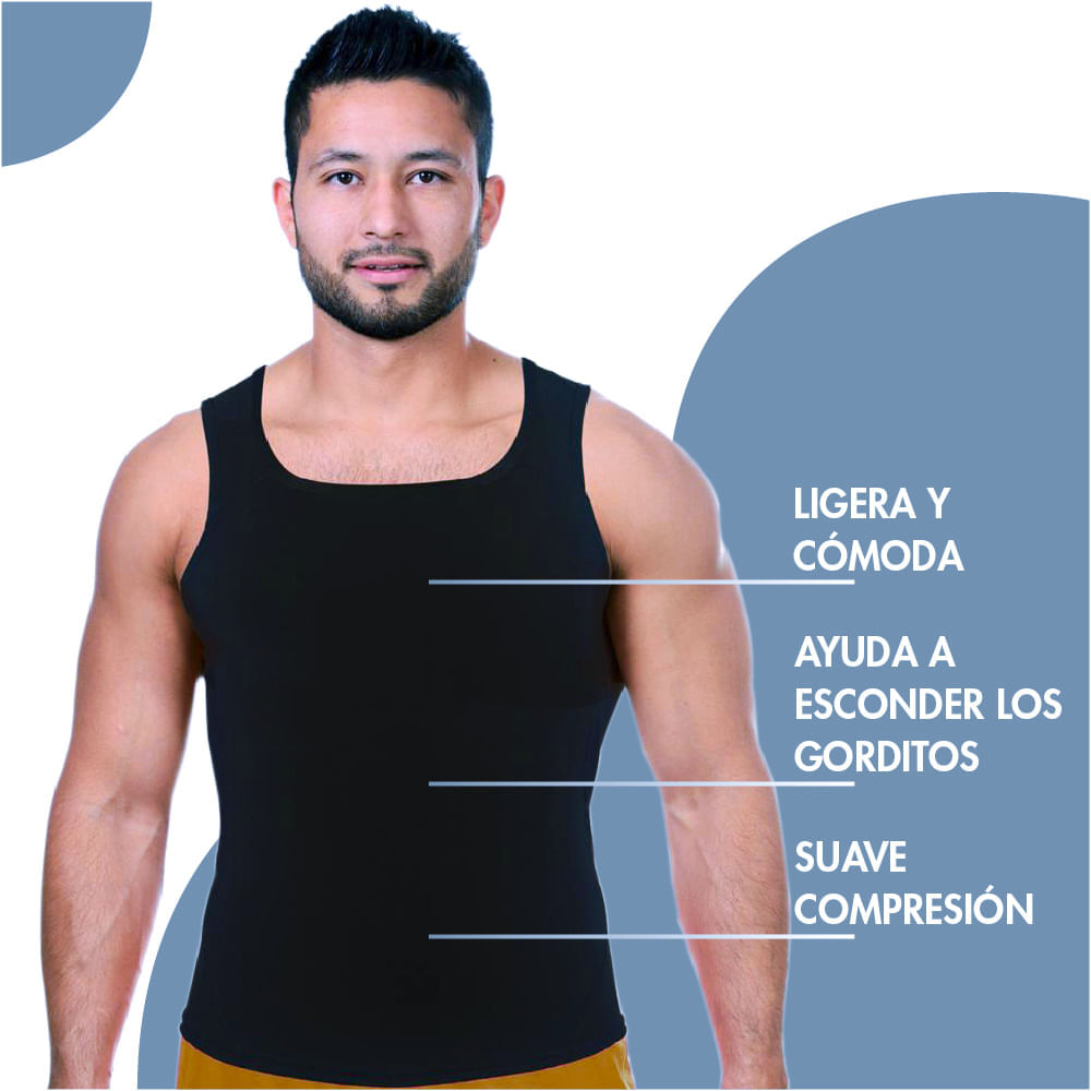 REDUSHAPER HOMBRE, CAMISETA REDUCTORA PARA SUDAR