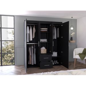 Closet Tokio 180 X 170 X 50 Color Wengue - Bertolini Colombia