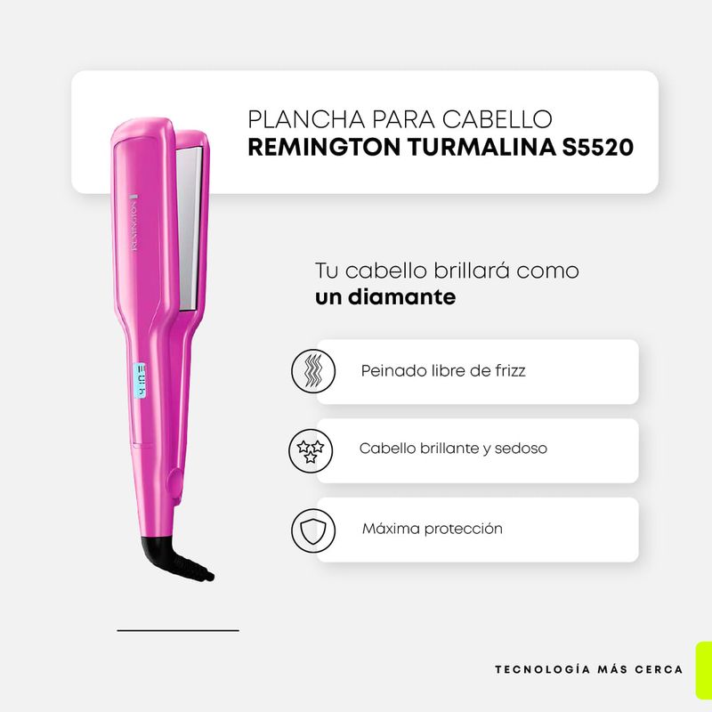 Plancha para cabello Remington Turmalina S5520