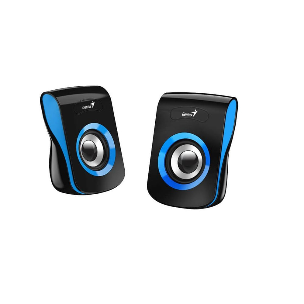 Parlantes Genius SP-Q180 6 Watts para PC Azul, Parlantes Genius SP-Q180 6  Watts para PC Azul