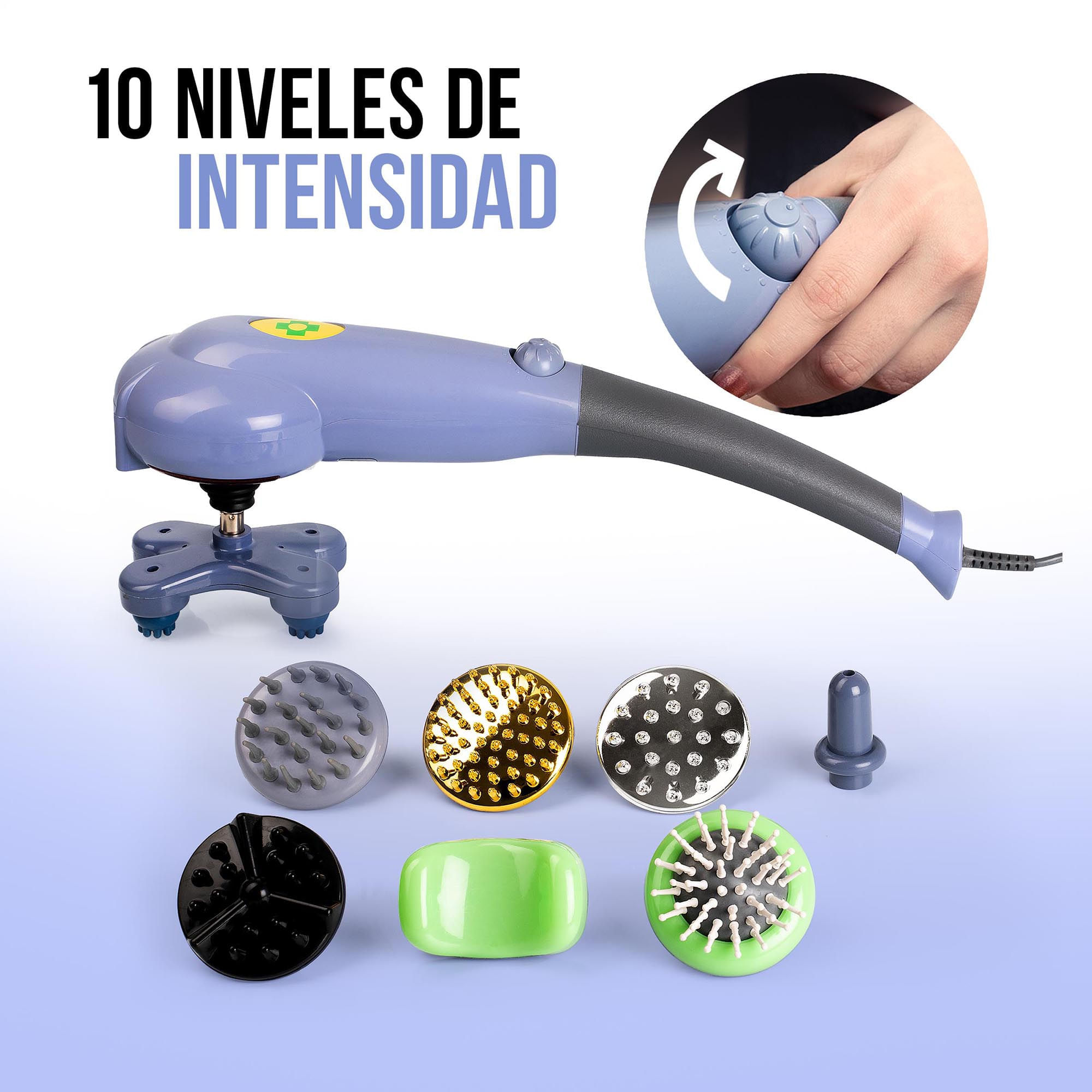 Con 12 niveles de intensidad: este es el masajeador de espalda y