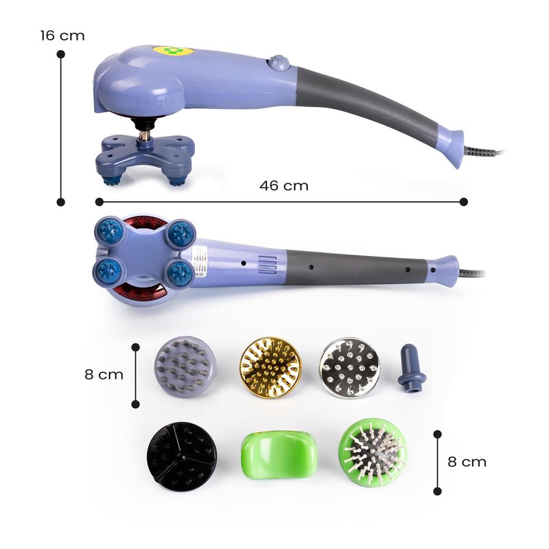 Masajeador Eléctrico 8 En 1 Corporal, Lumbar, Cuel
