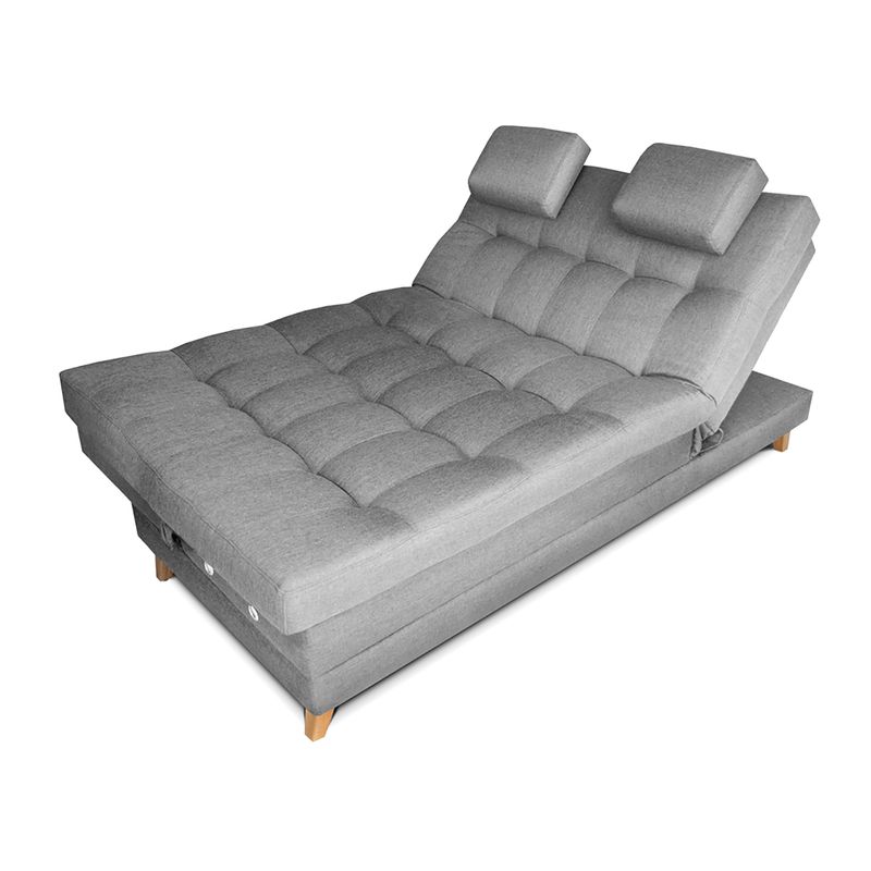 Sofa Cama Comfort Sistema clic clac en gris - Bertolini Colombia