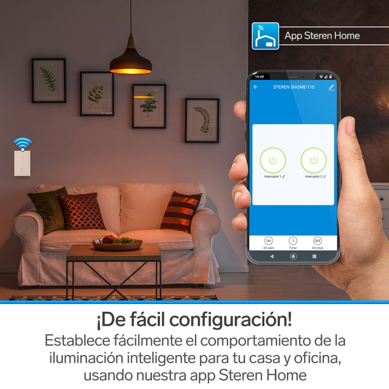 Interruptor Doble Wifi Inteligente Alexa Google Home – TecnoHogarJS