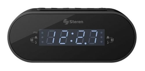 Radio Reloj Despertador Digital Fm Steren Clk-240