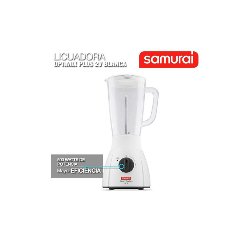 Licuadora Samurai Optimix Plus 2 Velocidades Blanca