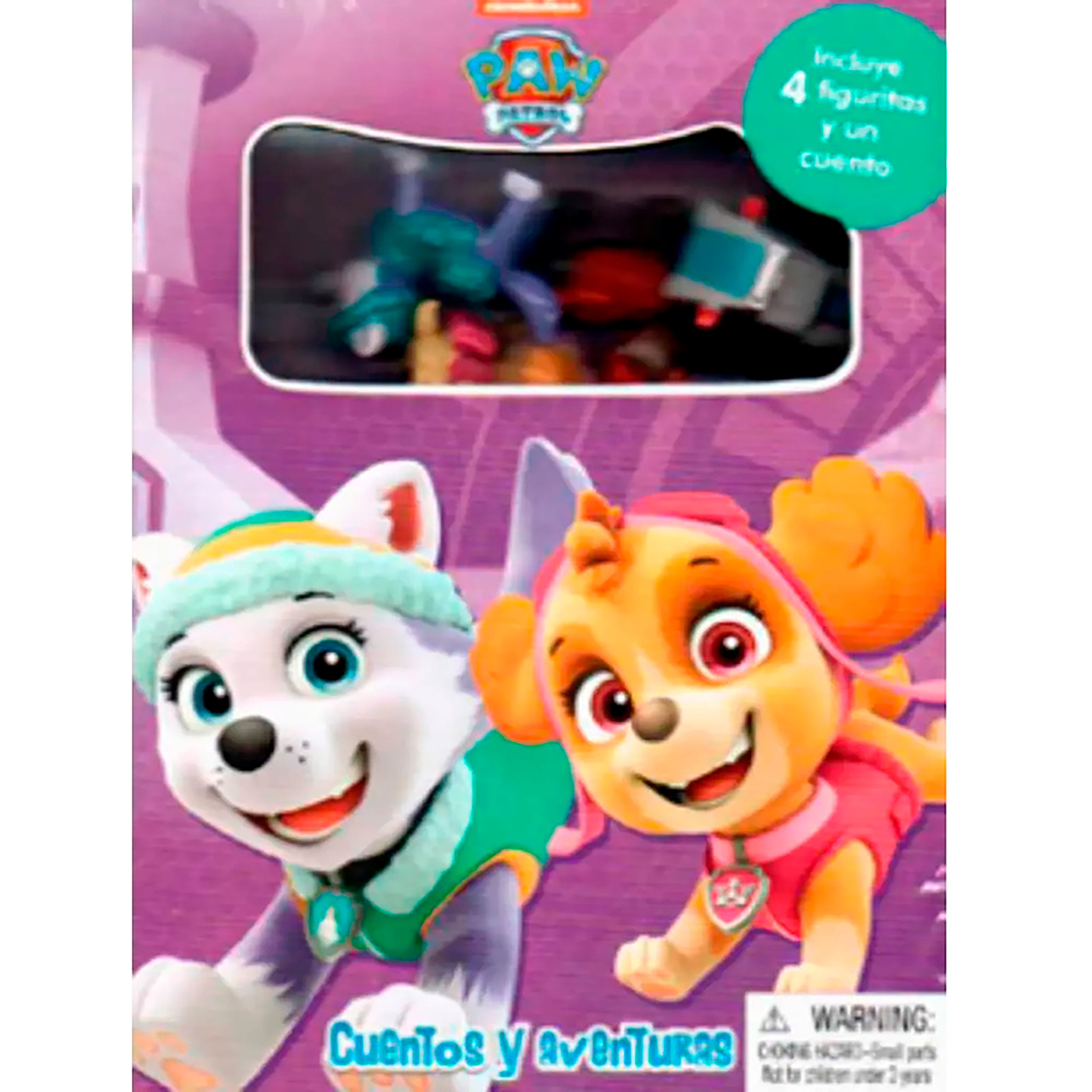 Libro Divertilibros Paw Patrol Girls C/ Alfombra + Muñecos