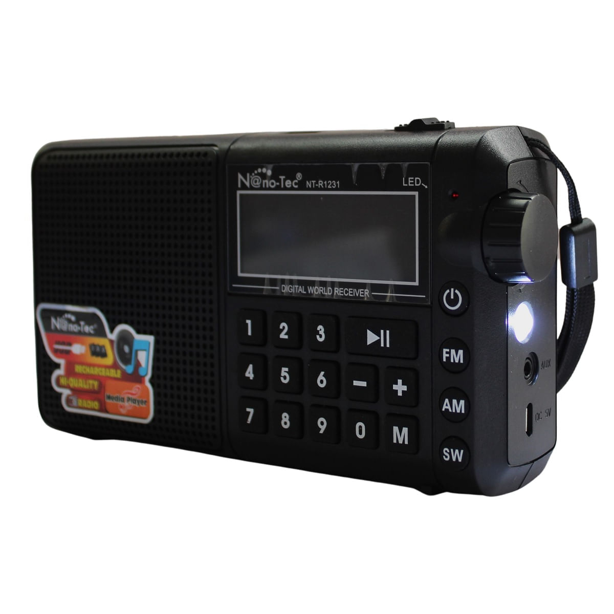 Compre Radio De Estilo Antiguo Am/fm/sw Con Batería Recargable, Altavoz  Plegable Bluetooth Del Panel Solar y Radio de China por 7 USD