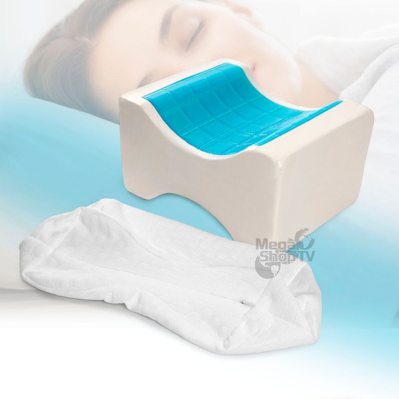 Almohada para Piernas Ortopédica con gel refrescante memory