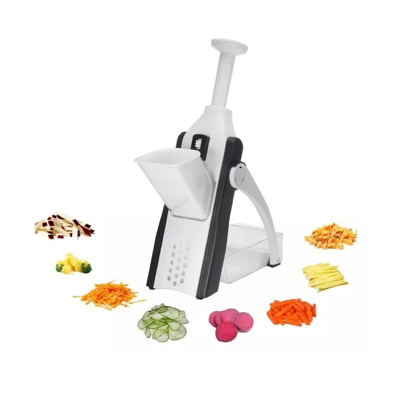 Rallador De Verduras Manual 6 En 1 Plegable Mandolina Cocina