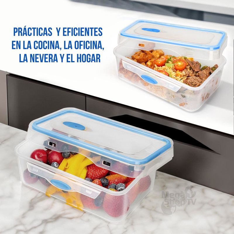 Porta Comida Tupper Térmico Conserva Comida Caliente Azul