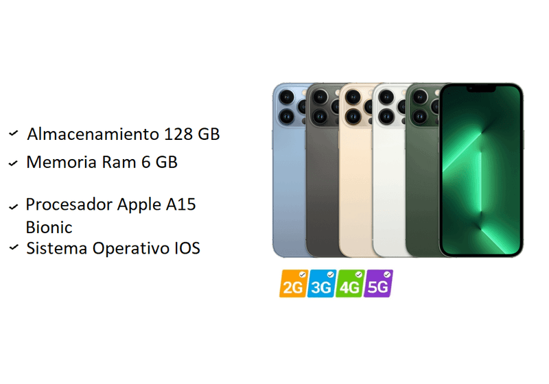 Celular Apple Iphone 13 Pro Max 128gb Color Grafito