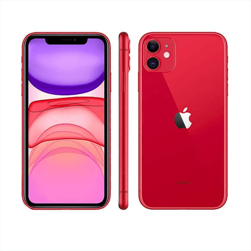 Apple iPhone 11, 256GB, Rojo (Reacondicionado)