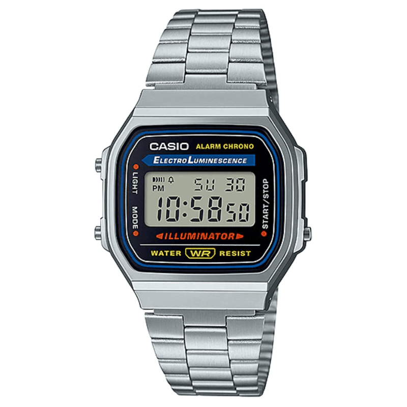 Reloj CASIO A159W-N1 Resina Unisex Plateado - Btime