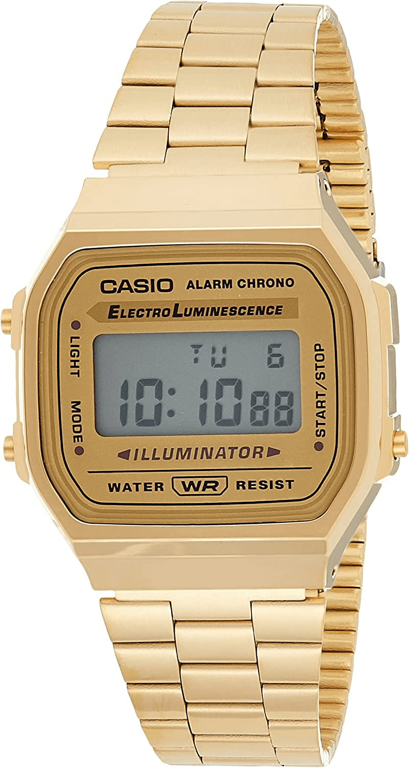 Reloj casio retro discount dorado