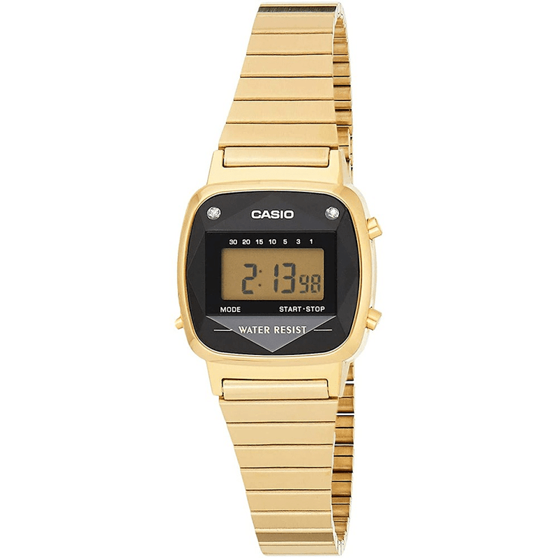 Reloj Casio Para Mujer Dorado Original La670wgad-1df