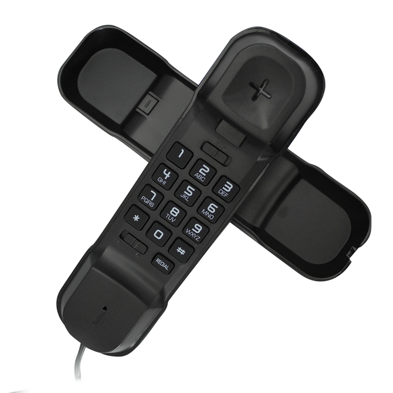 Teléfonos Fijos Inalámbricos y de Sobremesa - Alcatel T06 CE Negro / Teléfono  fijo ALCATEL, Negro