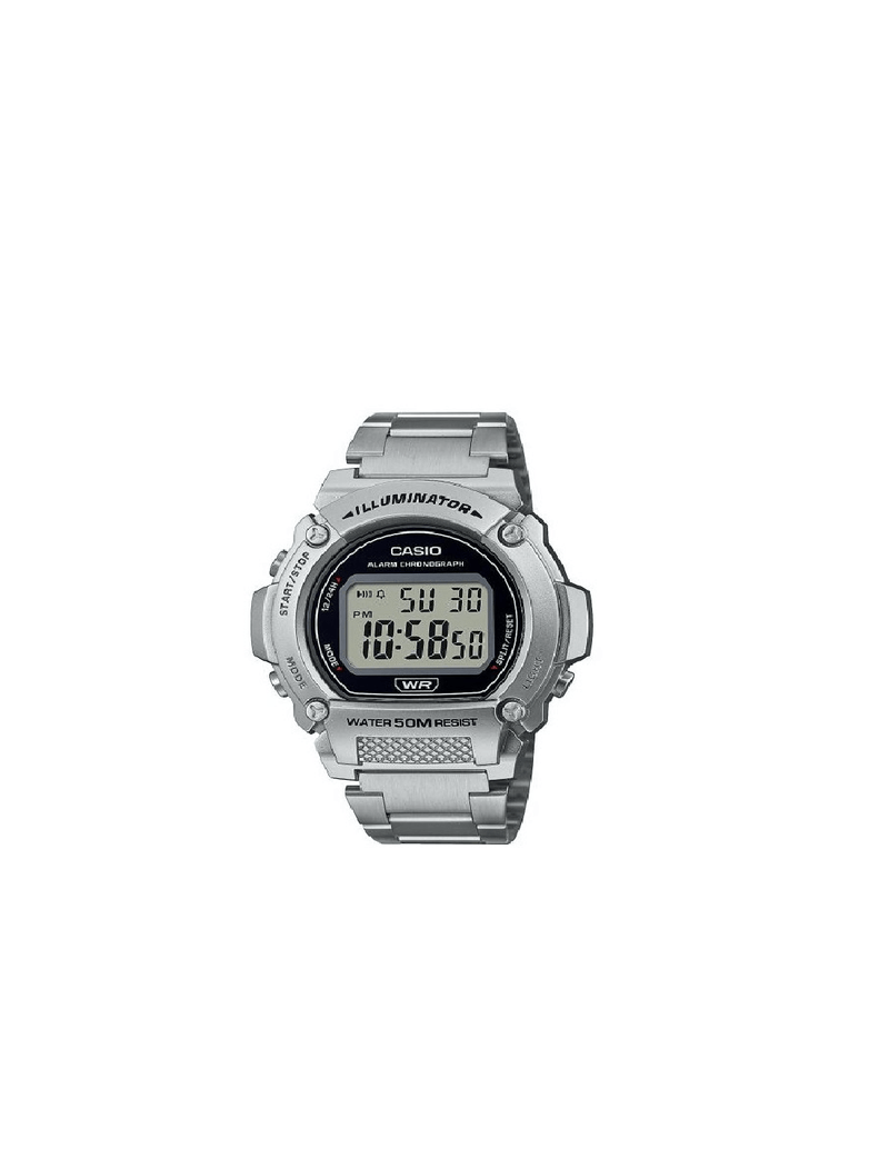 Reloj Casio Para Hombre Acero Original W-219hd-1avdf