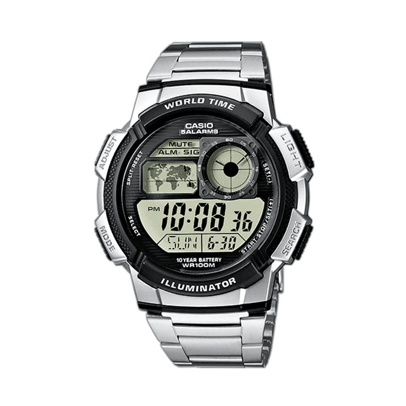 Reloj casio best sale acero hombre