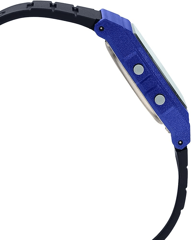 Reloj CASIO – F-91WM-2ADF azul con correa de resina negra