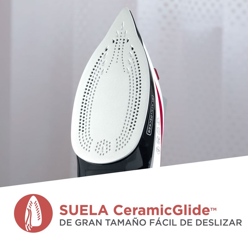 Comprar Plancha de Vapor Black&Decker TrueGlide Colors con Golpe