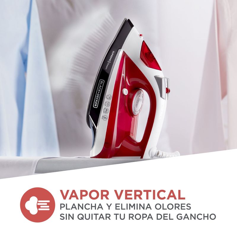 Comprar Plancha de Vapor Black + Decker con Suela de Titanio y