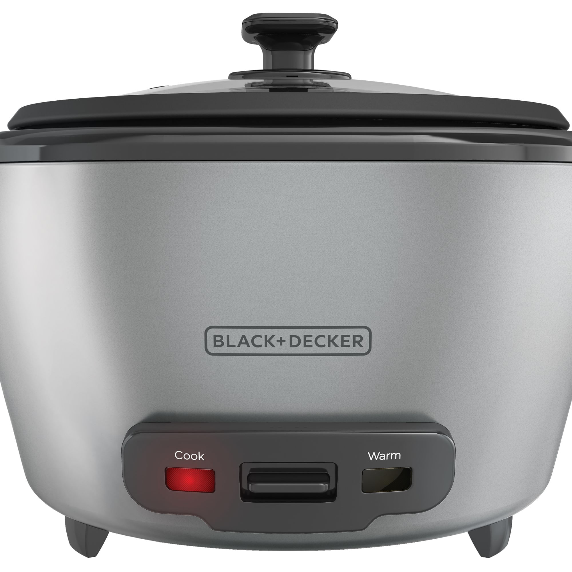 Olla Arrocera Black Decker 20 Tazas Tapa Vidrio y Vaporera RC5200M